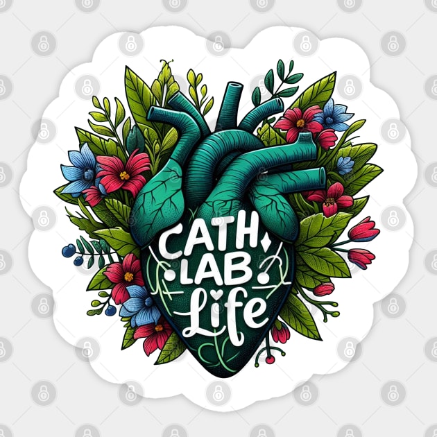 Cath Lab Life Sticker by ZaikyArt